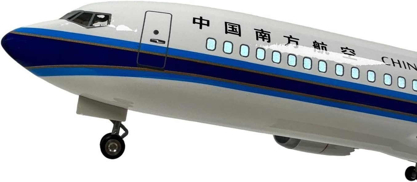 Large Scale Model Plane w/ Voice-Activated Lights & Display Stand | Gift