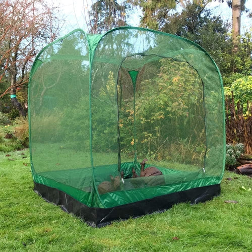 Pop Up Chicken Run Pet Cage 1.25m Secure Mesh Liner Bird Flu Safe
