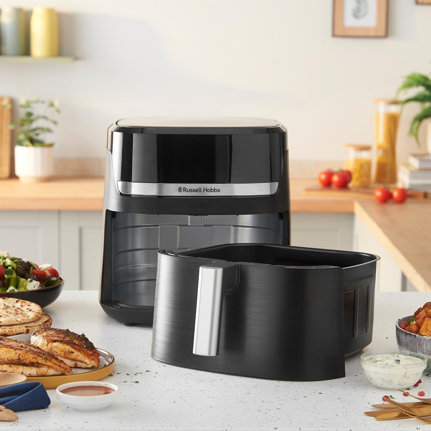 XL Digital Air Fryer 8.3L Family Size 1800W 9 Programs No Oil Touchscreen