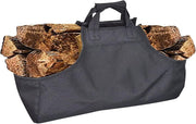 Heavy Duty Oxford Cloth Log Holder Bag with Handles – Large 58x18x18 cm Kindling