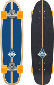 C7 Surfskate 29" Maple Deck Blue Complete 68mm Polyurethane Wheels