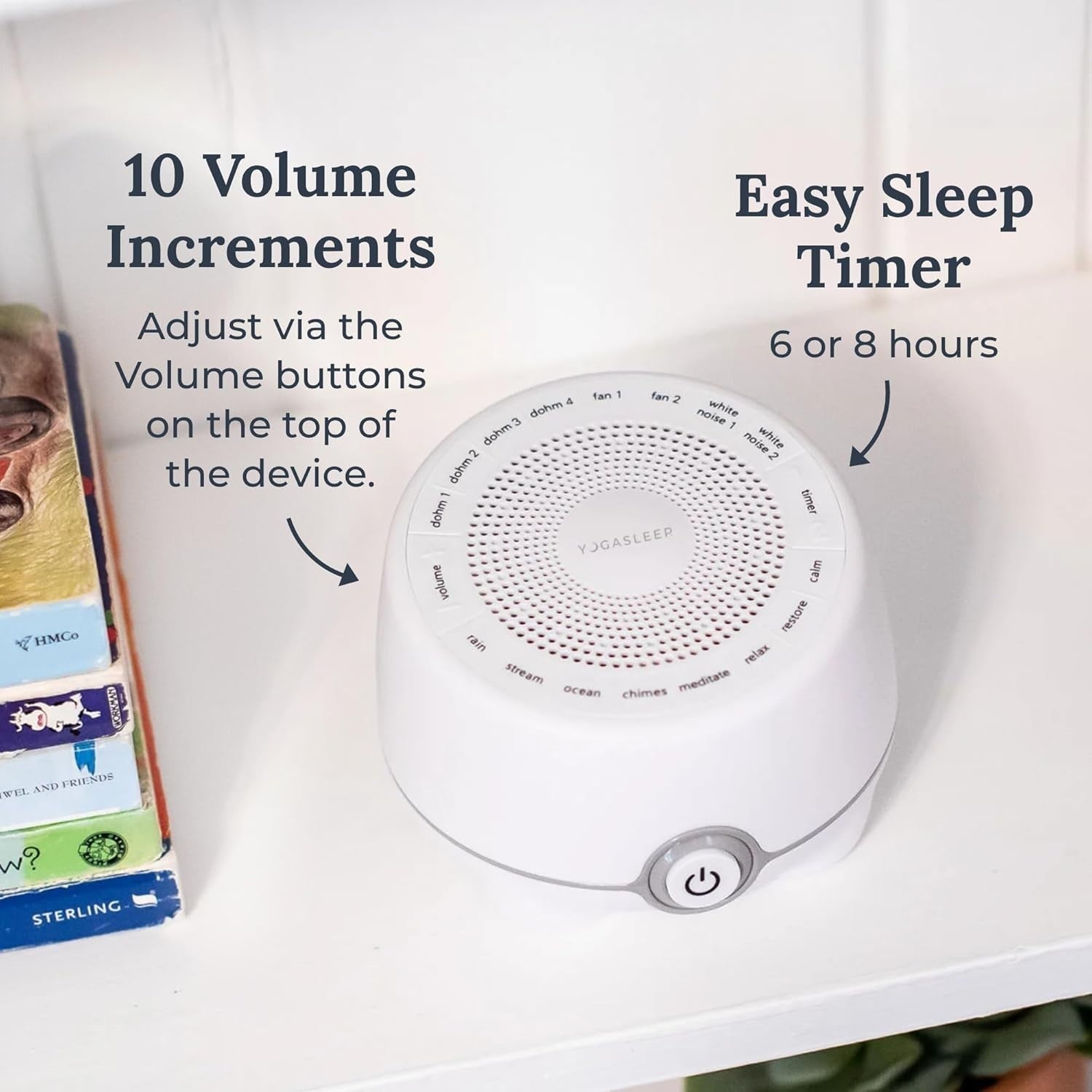 16 Sound White Noise Machine for Sleep & Focus – Nature & Soothing Sounds