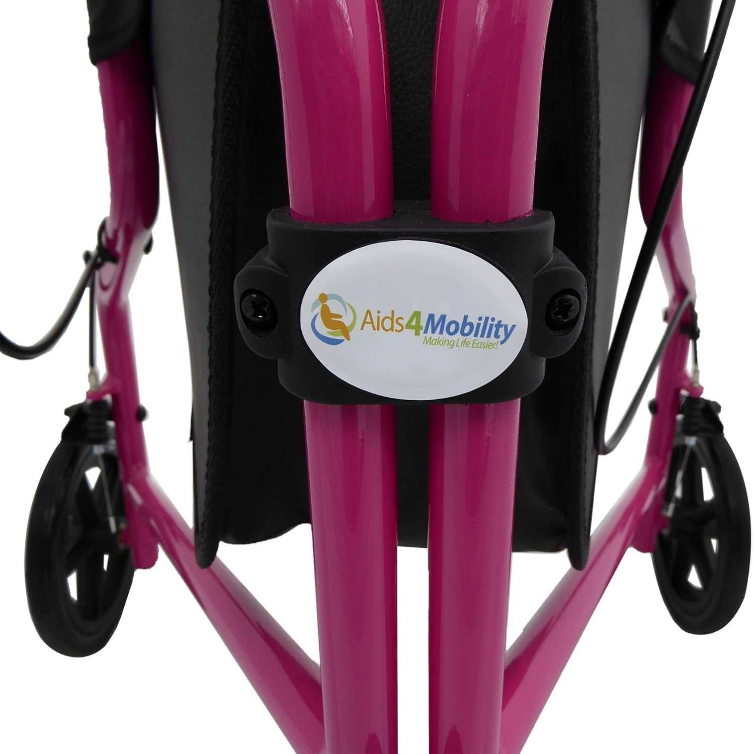 3 Wheel Rollator Walker Folding Lightweight Brakes Bag Indoor Outdoor