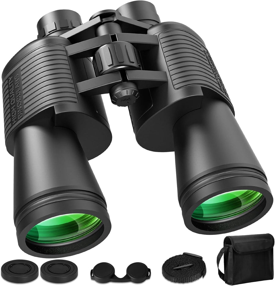 20x52 High Power HD Binoculars Wide View Low Light Vision for Bird Watching Hiki