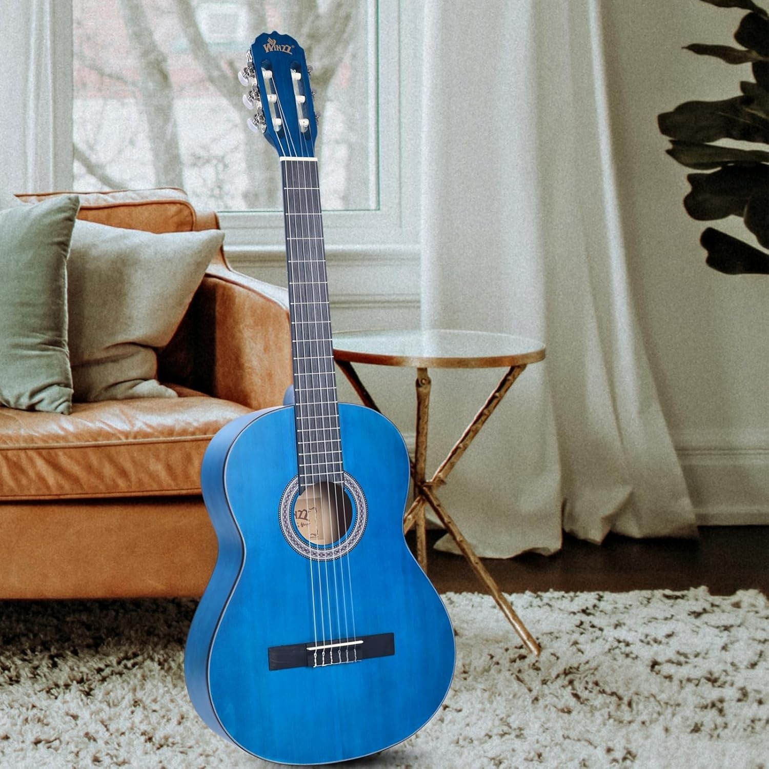 Full Size 4/4 Classical Guitar 39in Starter Kit with Accessories