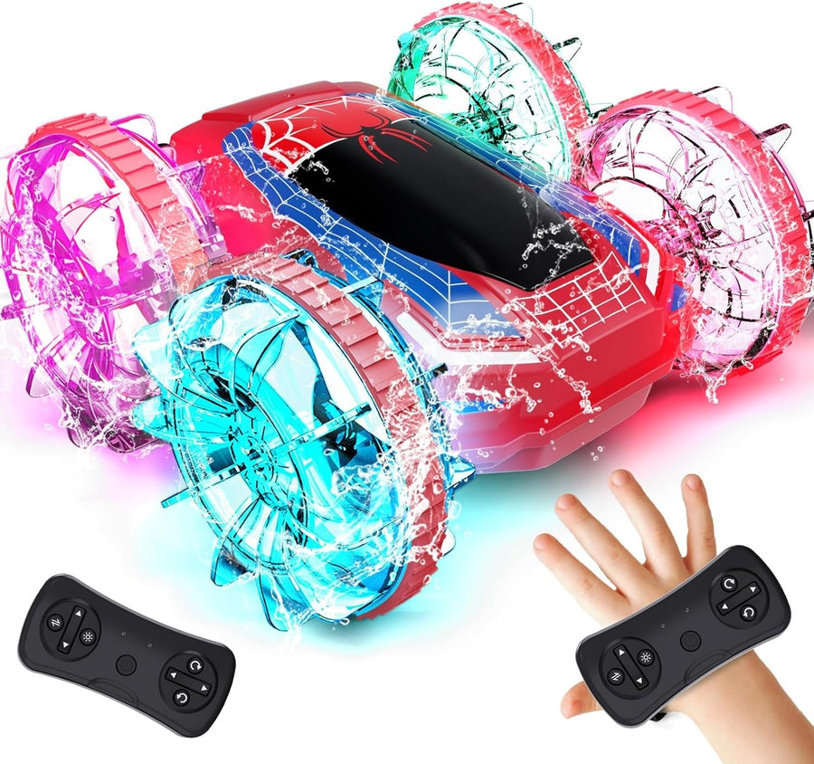 4WD Gesture RC Car Boat 60min Play Magnetic Charge Kids Gift