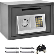 16L Digital Safe Box Electronic Keypad Cash Security Wall Mount