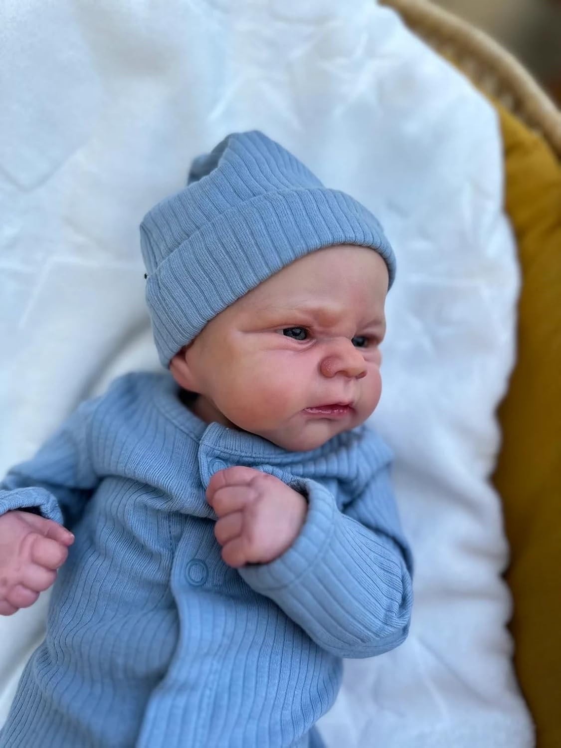 18in Reborn Baby Doll Boy Full Body Silicone Realistic Newborn Gift