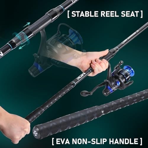 3-Section Carbon Carp Rod & Reel Combo with Line & Hooks | Travel Set