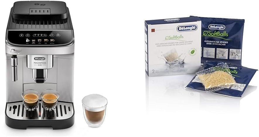 Automatic Bean-to-Cup Coffee Machine 7-Drink Menu Milk Frother 1450W Silver