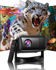 Mini 1080P Smart Projector 4K Support WiFi Bluetooth Electric Focus