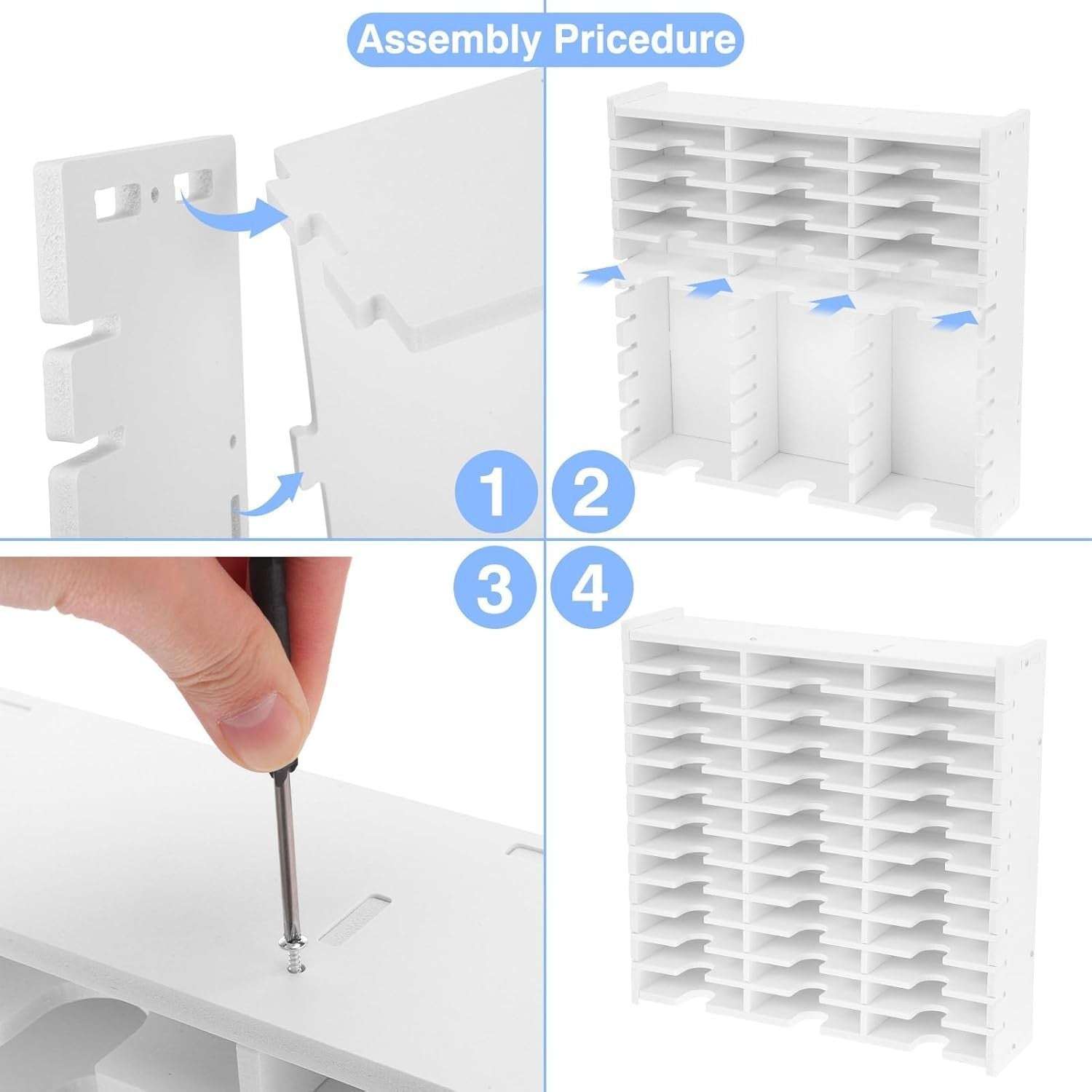 Portable CD DVD Storage Case Disc Organizer Box Dustproof White Holder