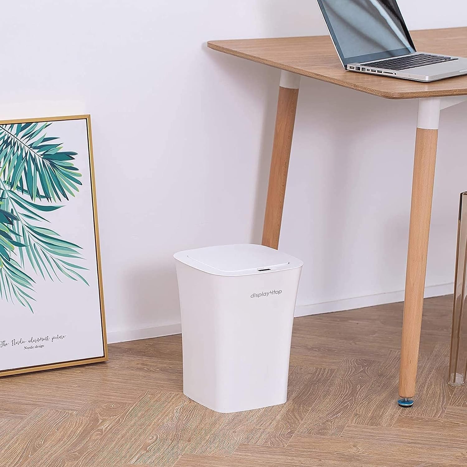 10L Automatic Sensor Bathroom Bin Touchless Waterproof White