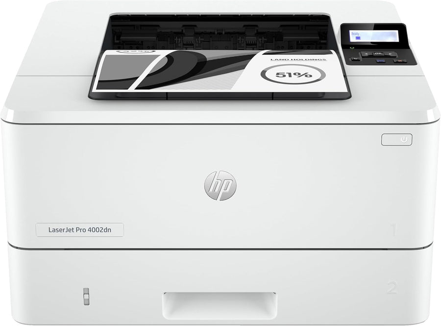 White Mono Laser Printer | Fast 40ppm | Duplex | Ethernet Office Use