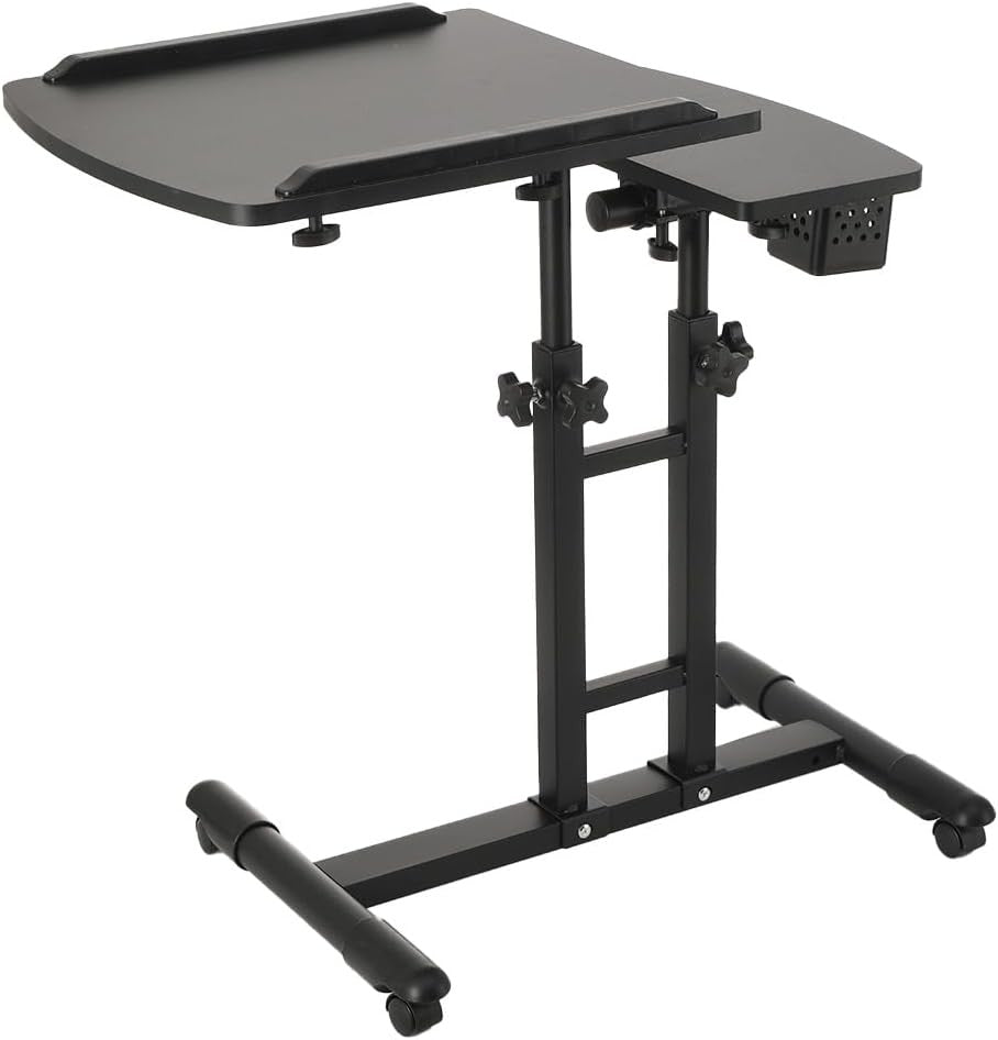 Portable Tattoo Workstation Adjustable Tray Arm Rest Stand with Storage