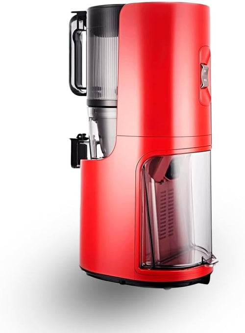 Smart Hopper Slow Juicer Clear Juice Easy Clean BPA Free Red