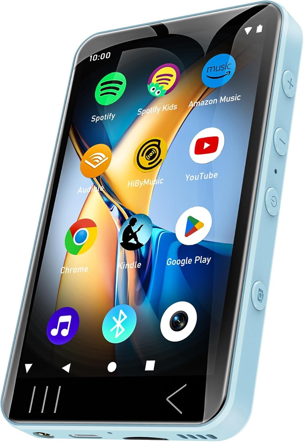 144GB Android MP3 Player 4" Touch Screen Bluetooth WiFi Blue