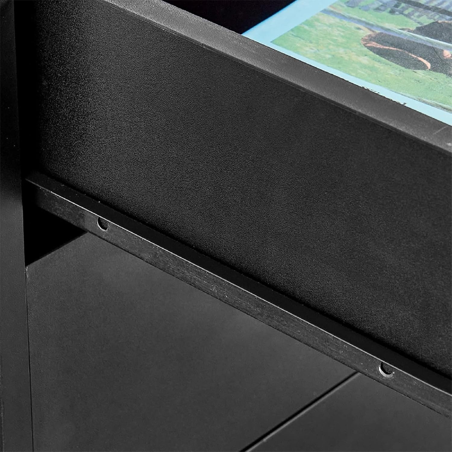 Black Locking Rolling Drawer Cabinet 3 Tier Under Desk File Storage