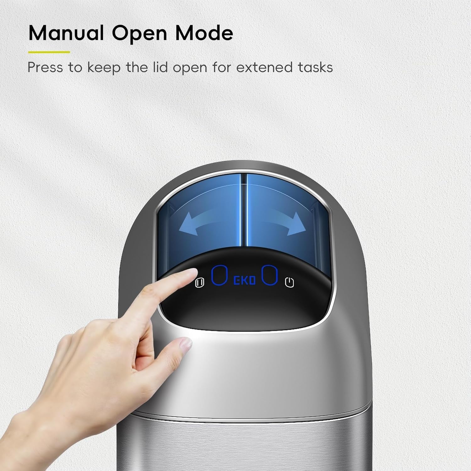 10L Touchless Sensor Trash Can Stainless Steel Slim Soft Close