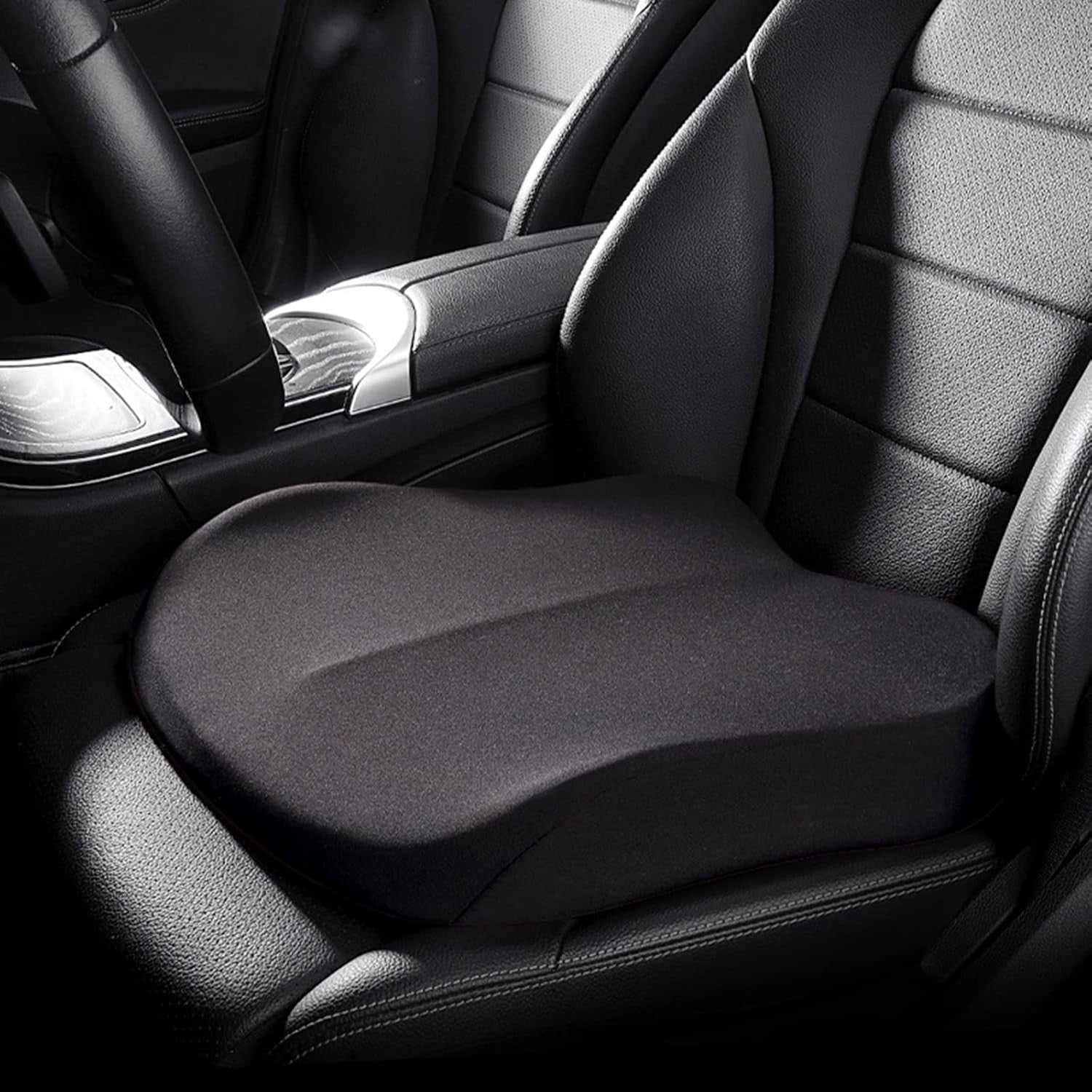 Memory Foam Car Seat Booster Cushion Height Increase Driving Comfort