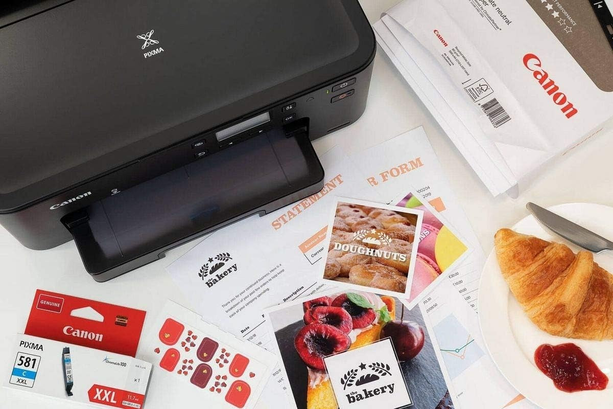 Compact Colour Inkjet Printer A4 Wi-Fi Ethernet Display Screen