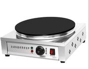 Commercial Gas Crepe Maker 40CM | Stainless Steel Non-Stick Griddle | Adjustable