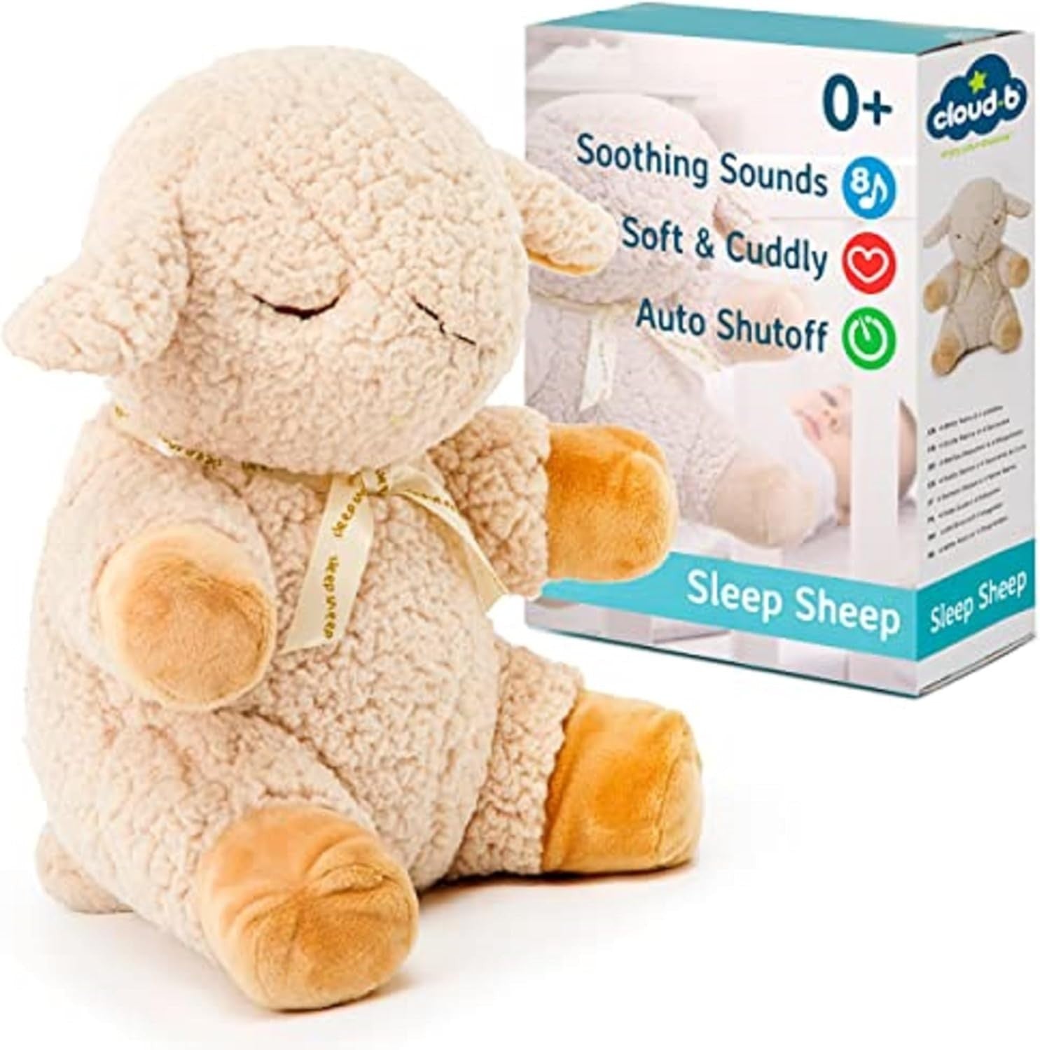 Sleep Sheep Plush White Noise Baby Sleep Aid Cuddly Anxiety Toy