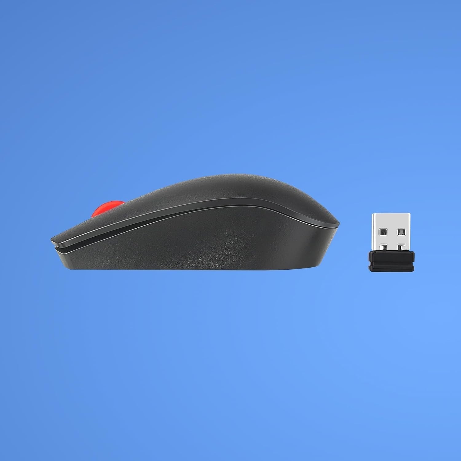 Wireless Bluetooth Mouse Black USB Portable Ergonomic