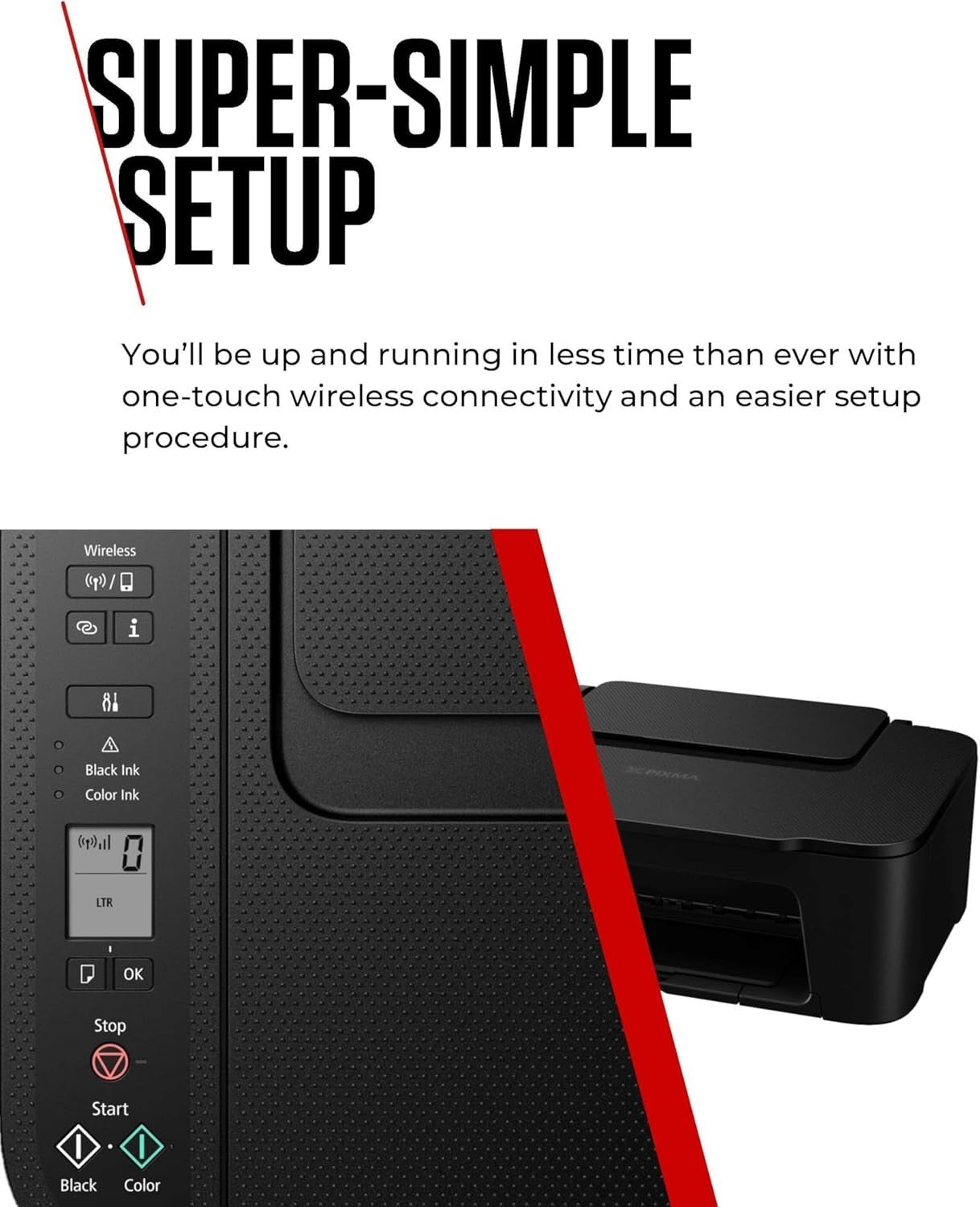Wireless Colour Inkjet Printer A4 Copy Scan Borderless Photos