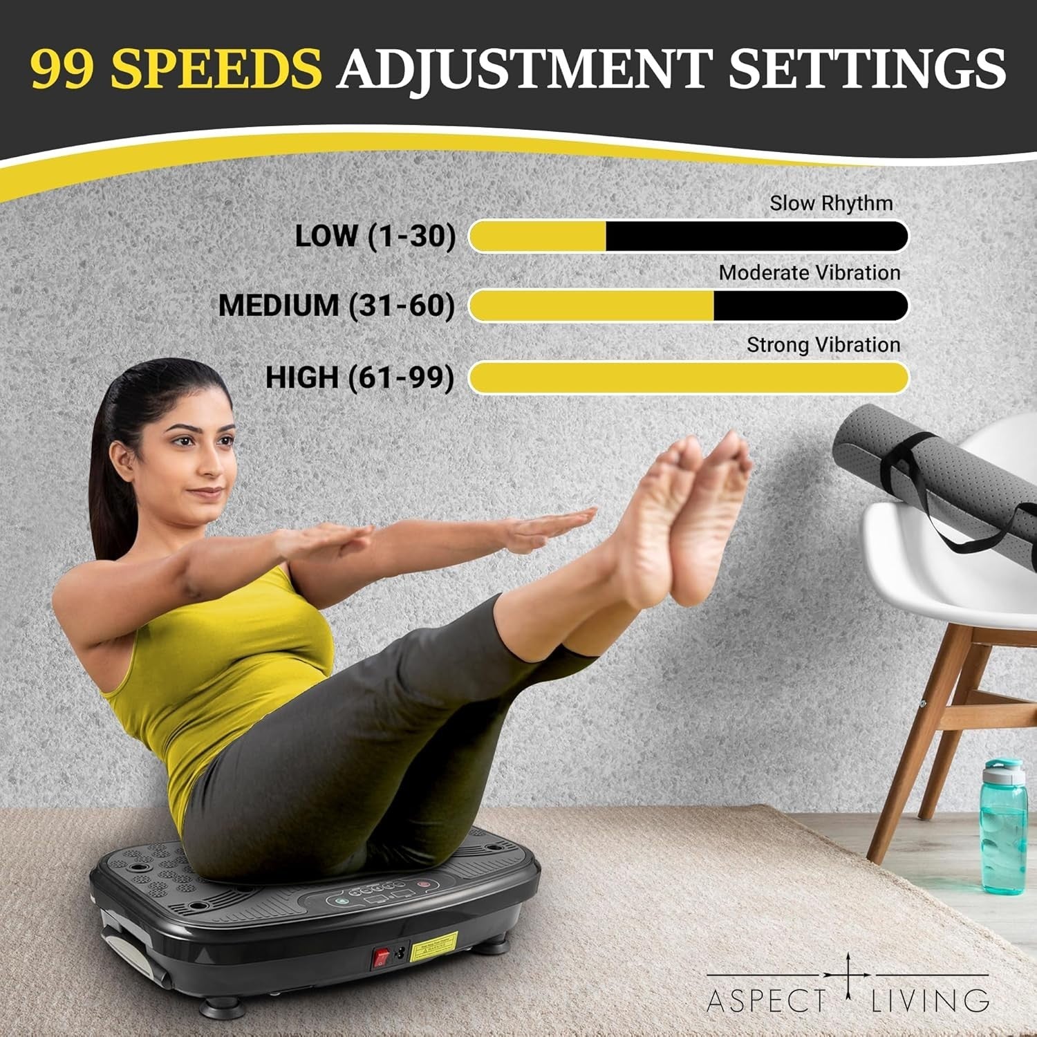 High Intensity Vibration Plate Home Gym Fat Burning Lymphatic