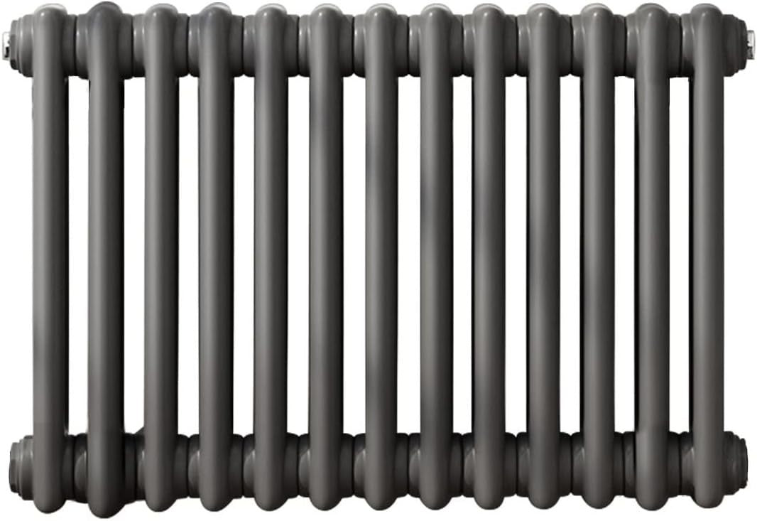 Warmehaus Anthracite Cast Iron Column Radiator 300x605mm Double Panel