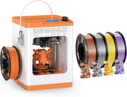 Mini WiFi 3D Printer Auto Level Cloud Print Bundle 4 Color PLA Kit