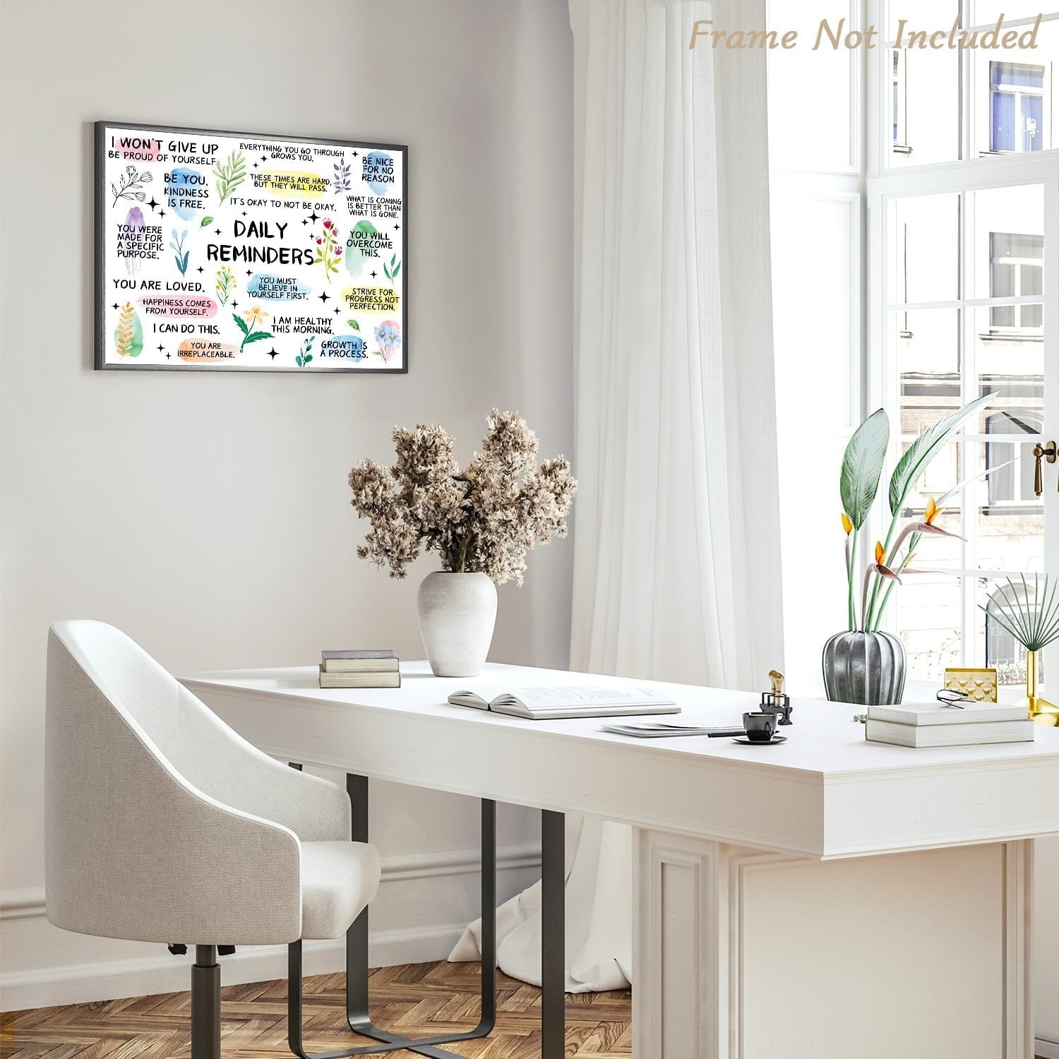 Motivational Quotes Wall Art Poster 16x12