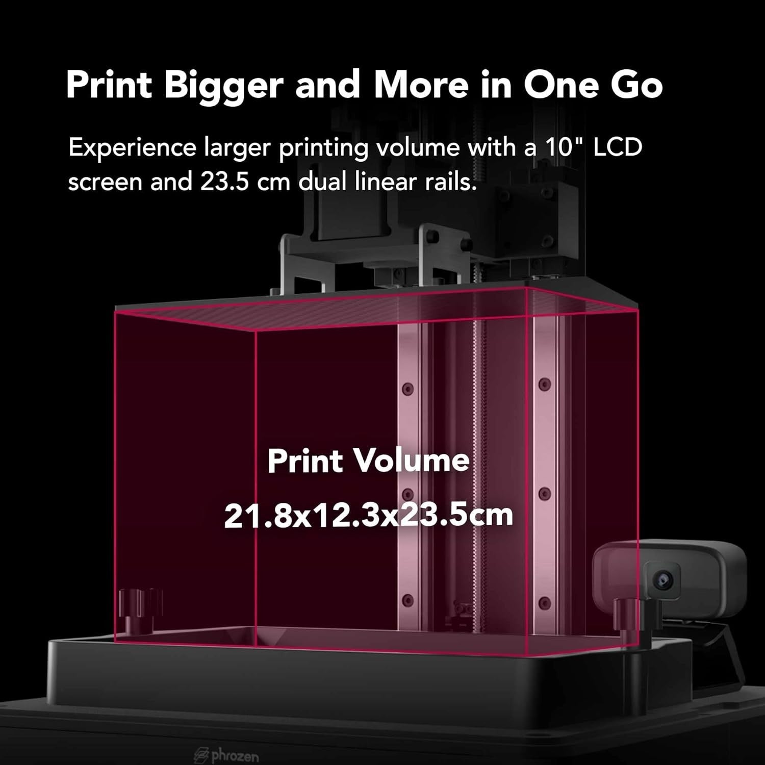 8K Resin 3D Printer Mono LCD Large Build Volume Ultra Detail