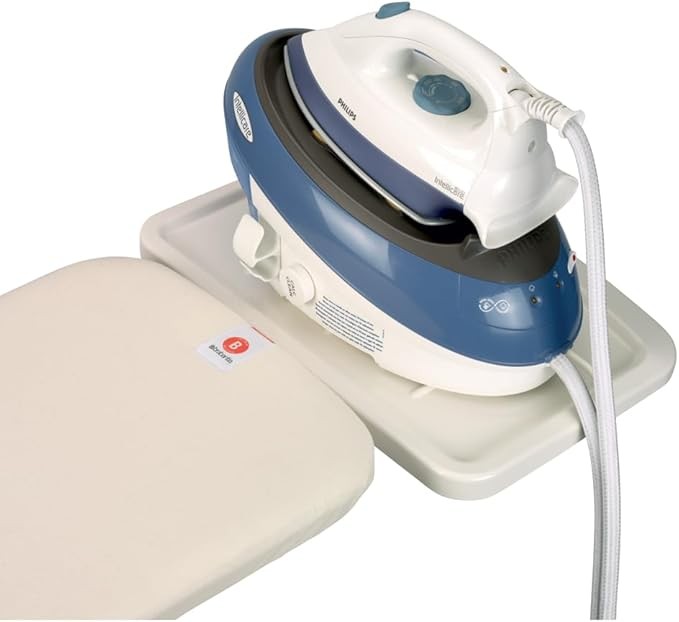 Extra Large Ironing Board 124x45cm Adjustable Height Steam Iron Rest Foldable