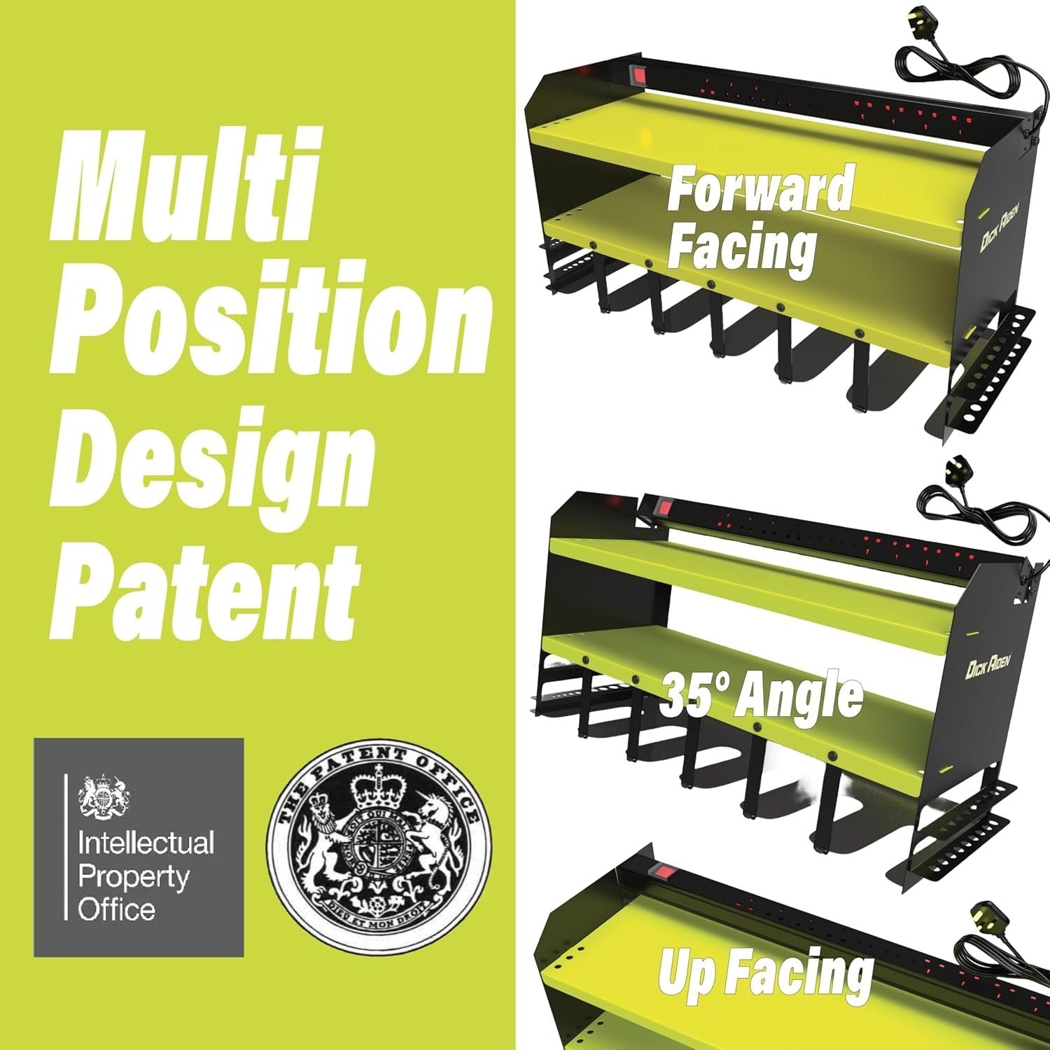Heavy Duty 6-Slot Power Tool Organizer Wall Rack Charging Station Steel