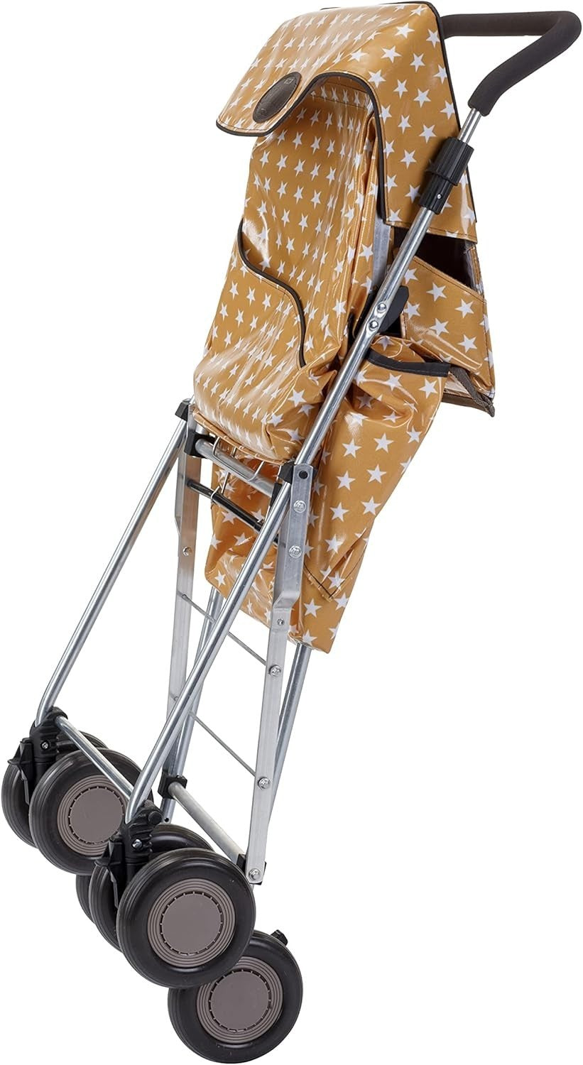 4 Wheel Push Shopping Trolley Walking Aid Foldable Support Cart Pimlico