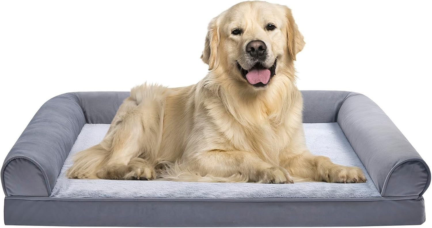 XL Orthopedic Dog Sofa Bed 112x89cm Washable Non Slip