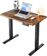 Electric Standing Desk Height Adjustable Sit Stand Home Table 80x48cm