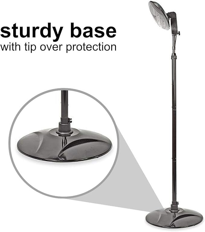 Outdoor Electric Patio Heater 2000W Freestanding Quartz 3 Heat Settings IP34