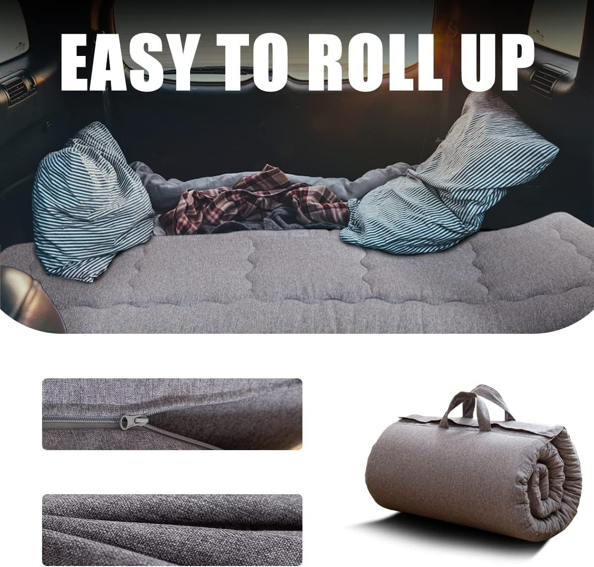 High-Density Foldable Futon Mattress Single Bed Floor Sofa Guest Pad