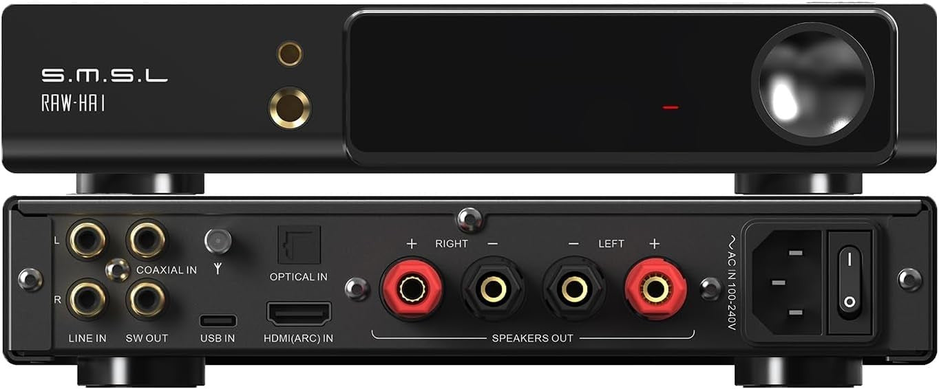 RAW-HA1 Power Amplifier 32Bit/768kHz DSD256 MQA Support