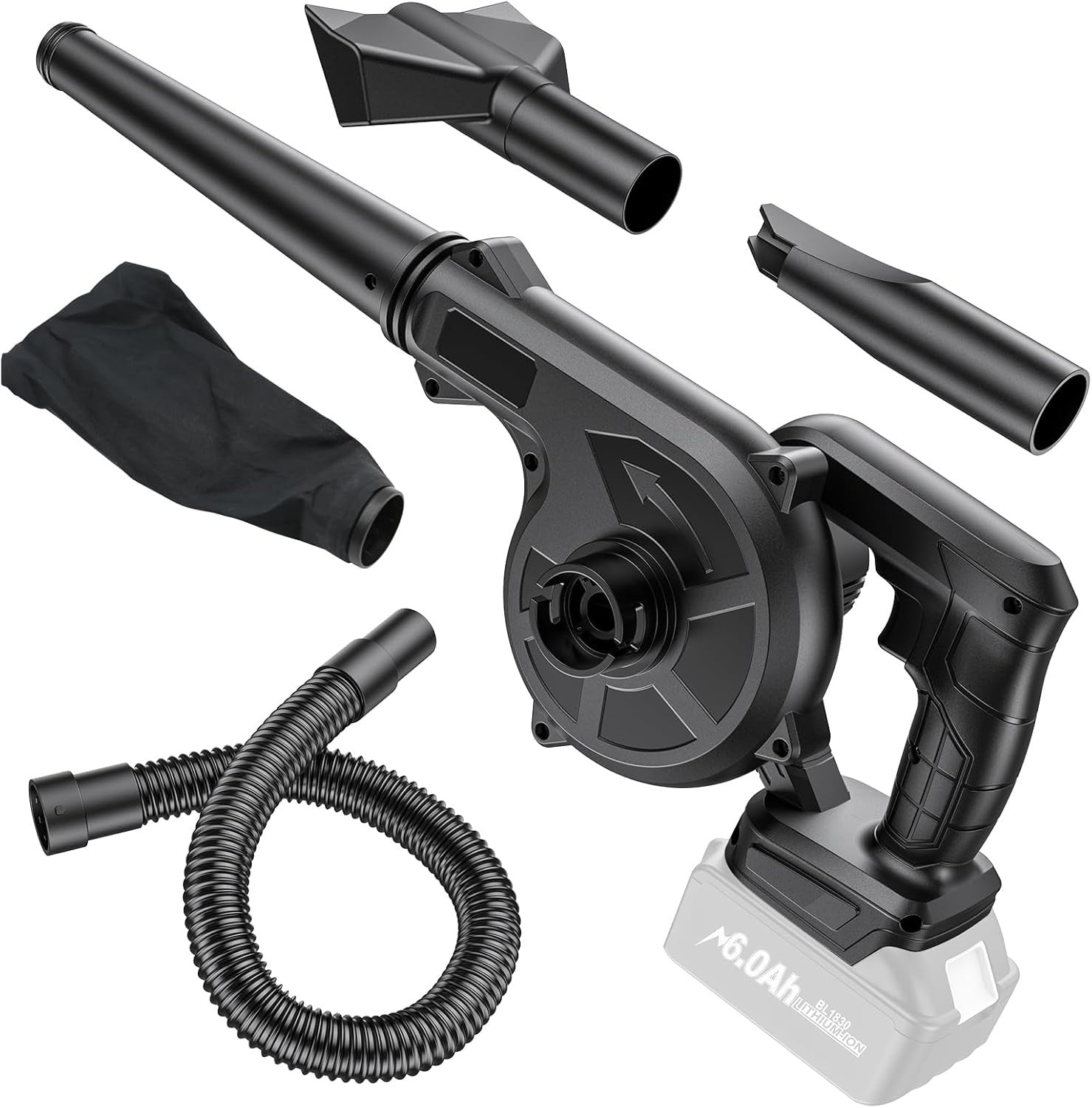 Cordless Leaf Blower Vacuum 18V 2-in-1 Garden Cleaner Tool Only