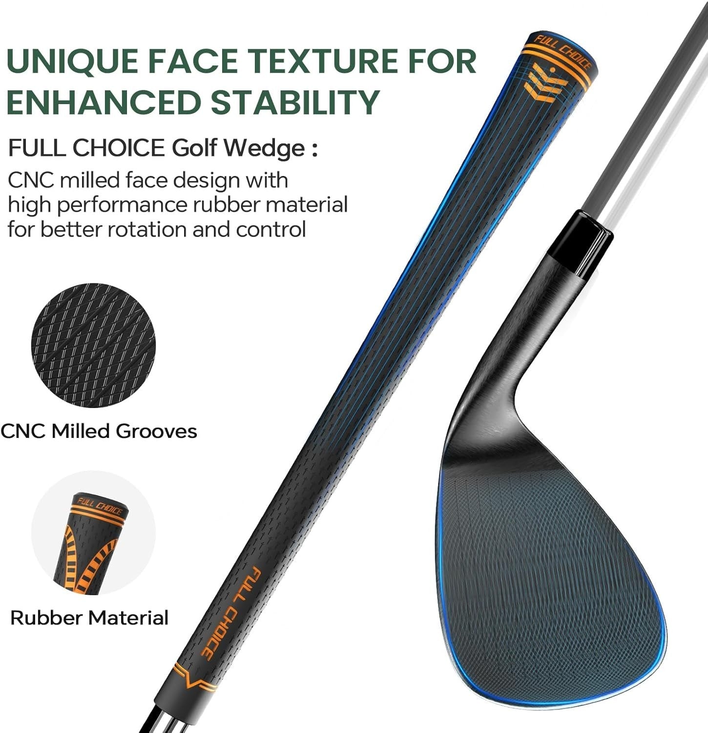 Right Hand 60° Golf Lob Wedge CNC Milled High Spin Forgiving Steel