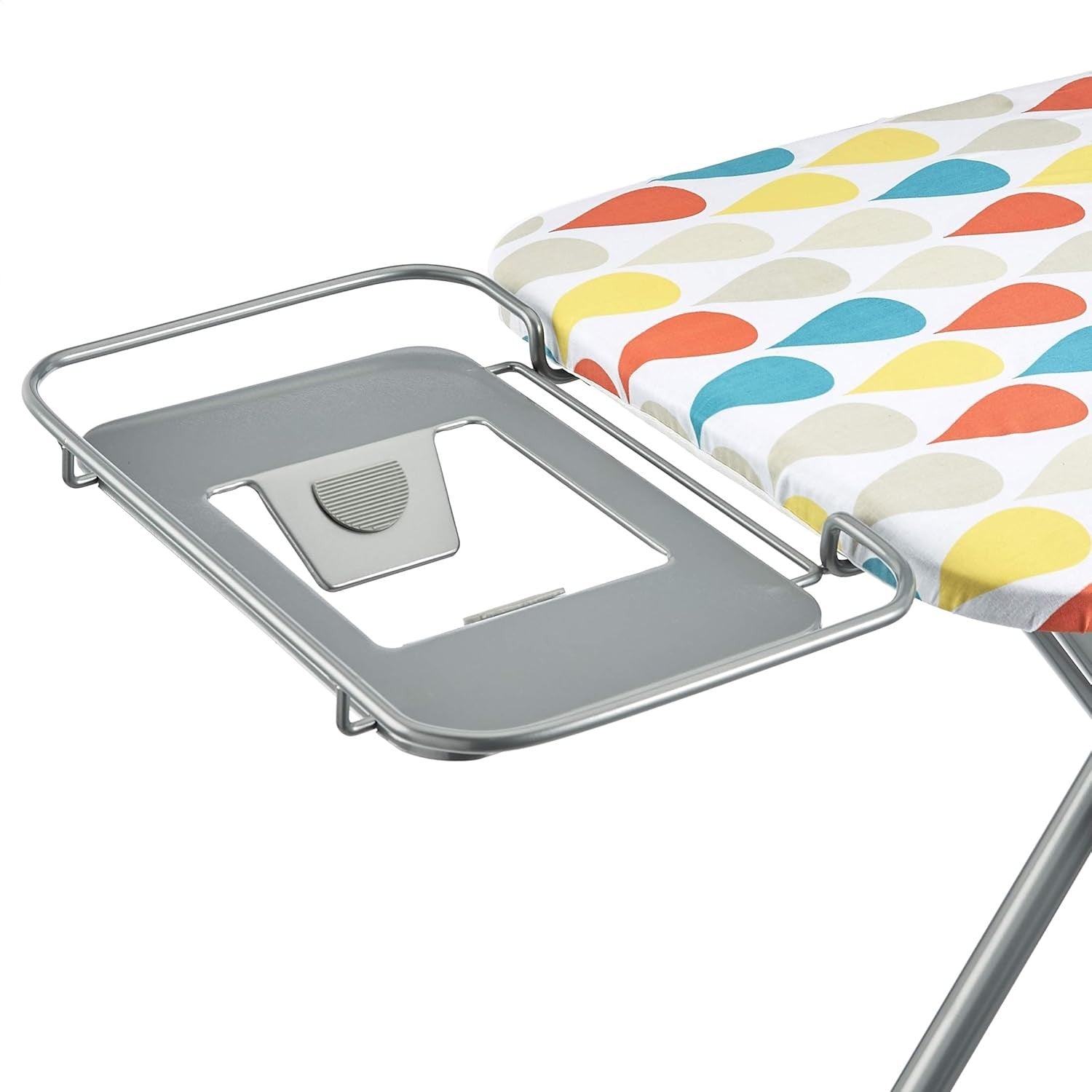 Large Ironing Board Adjustable Height Foldable H-Frame Steel 122x43cm