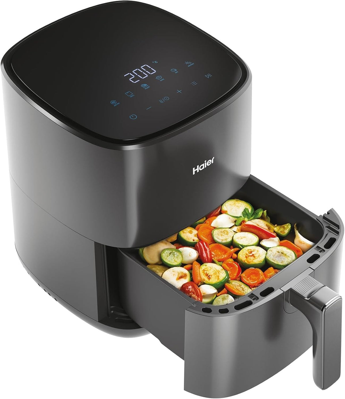 5L Digital Air Fryer 6in1 Bake Roast Grill Defrost Dehydrate 80-200°C