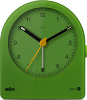 Silent Analogue Alarm Clock Snooze Backlight Quiet Quartz Green