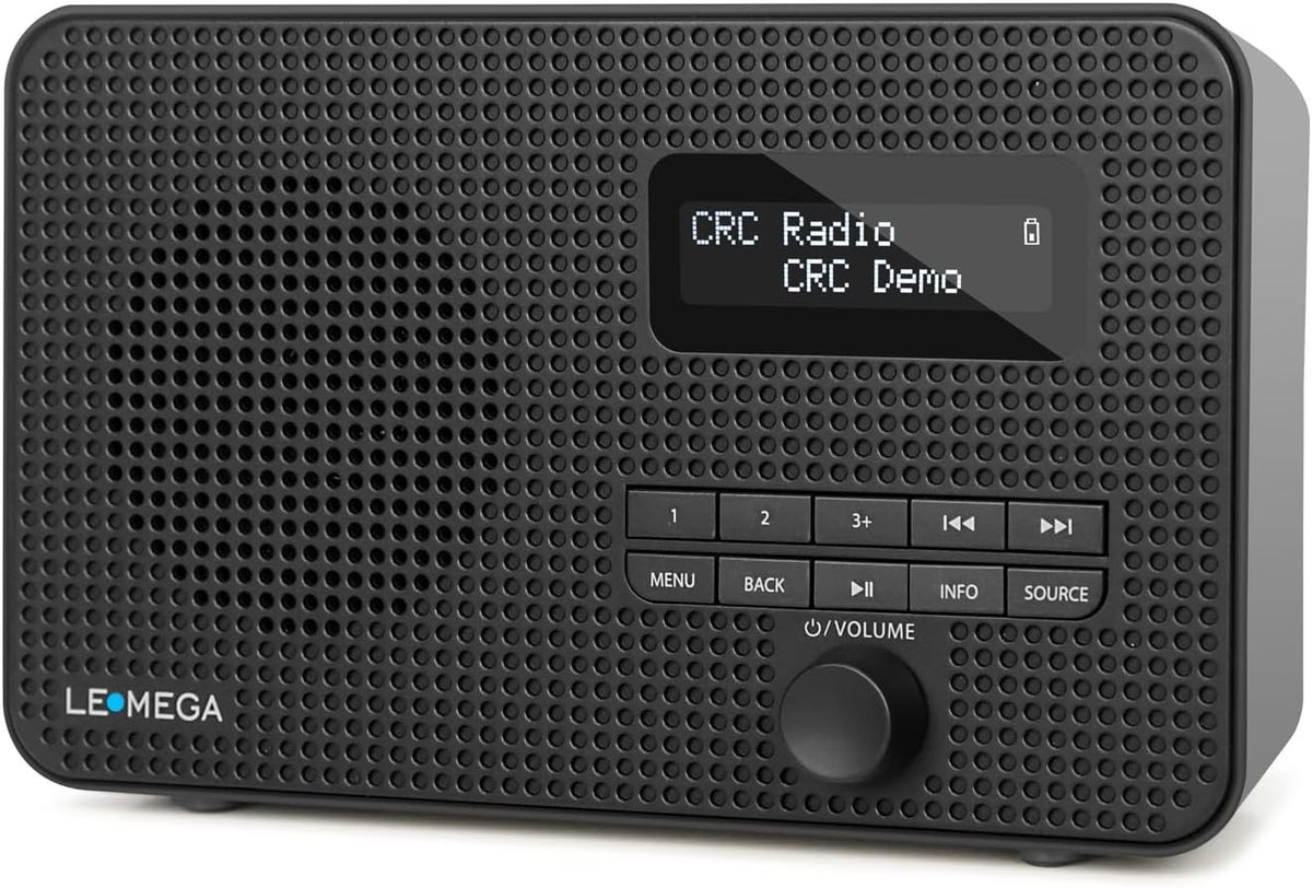 Portable DAB+ FM Radio Bluetooth 5.3 Dual Alarm 40 Presets