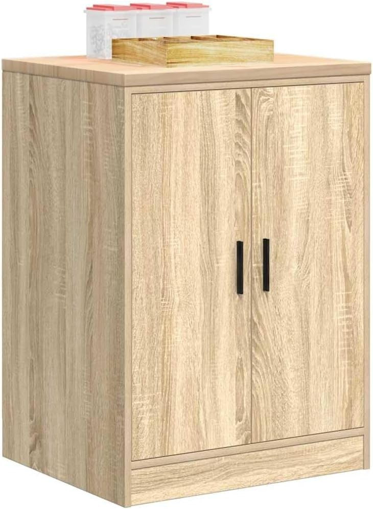 Garage Storage Cabinet Sonoma Oak 60x51x85 cm – Spacious, Durable, Easy Clean