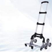 330lb Stair Climbing Hand Truck Folding Trolley 10 Wheels Adjustable Handle
